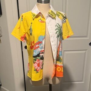 Colorful Tropical Print women’s  Shirt
